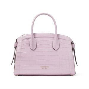 Kate Spade Knott Croc-embossed Medium Zip-top Satchel